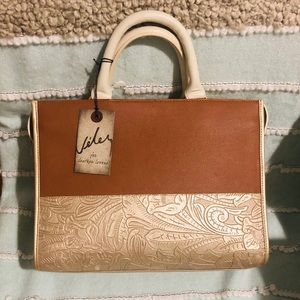 Velez Colombian genuine leather satchel